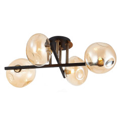 Светильник Люмис 21127/4 BK 4х40W G9 d550 h205 черный