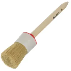 Кисть BARTEX круглая Евро №12 (45мм) деревянная ручка (134182)