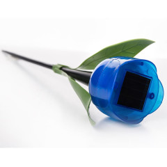 Фонарь садовый Uniel USL-C-454/PT305 BLUE TULIP Синий тюльпан