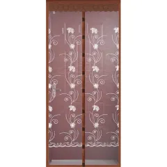 Штора антимоскитная для двери на магнитах DX image XH-02 BROWN 100х210см