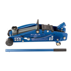 Домкрат подкатной STELS  2,5т с фиксатором, 140-385 мм, кейс (51132)