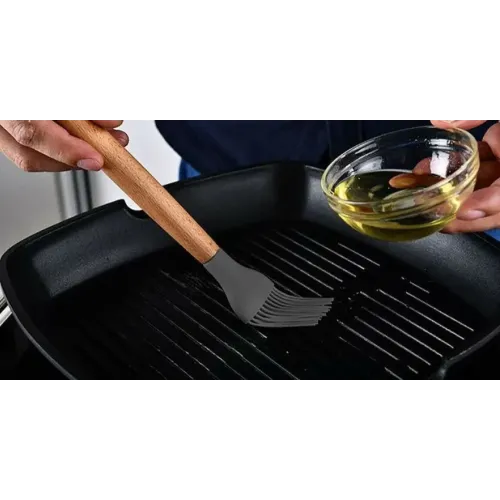 Кисточка силиконовая PERFECTO LINEA EcoVillage серая (21-273814)