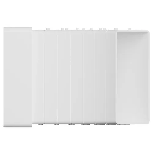 Колено плоское вертикальное разноугловое 511KRPV