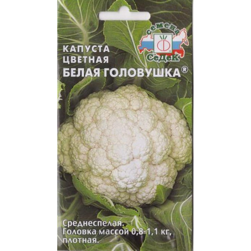 Семена Капуста цветная Белая головушка (440565)