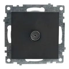 Розетка TV Катрин графит GLS00-7108-06