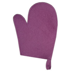 Рукавица для бани Фетр цветная