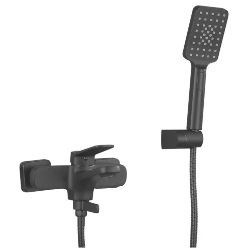 Смеситель для ванны FRAP F3262-9, оружейная сталь