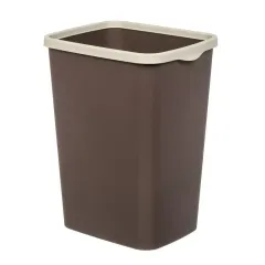 Контейнер для мусора Violet Tandem 20л слоновая кость/шоколад (516053)
