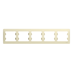 Рамка 5-пост.GLOSSA бежевый GSL000205 (458640)