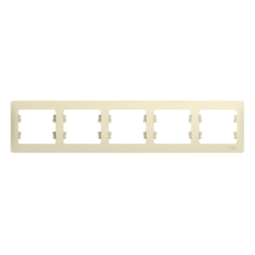 Рамка 5-пост.GLOSSA бежевый GSL000205 (458640)