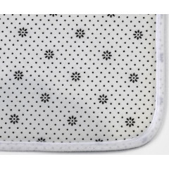 Коврик для ванной 440х1200мм ДОЛЯНА Камень черный (6073546)