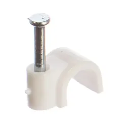 Скобы круглые пластиковые 5мм (50шт/упак) Fortisflex