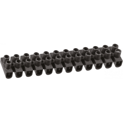 Клеммная колодка 1-2,5 мм.кв. <12 полос> ЗВИ-3 полистирол черный IEK (497649)