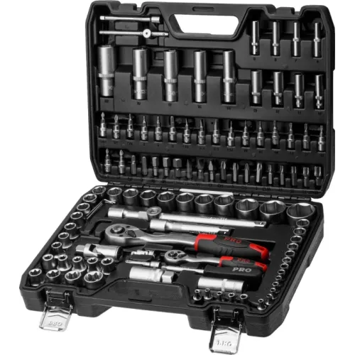 Набор инструментов STARTUL STUTTGART (PRO-108S) 108 пр. 1/2, 1/4,  CrV, пласт. кейс