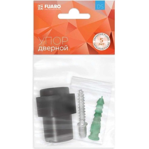 Упор дверной FUARO DS-14 BL-24 черный (43243)