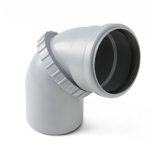 Отвод кан. внутренний MIANO ф 50 универсальный, поворотный