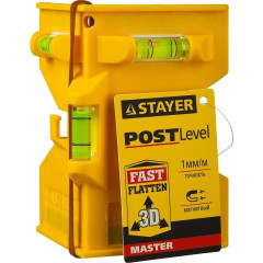 Уровень STAYER Post Level угловой, магнитный (3456_z02)