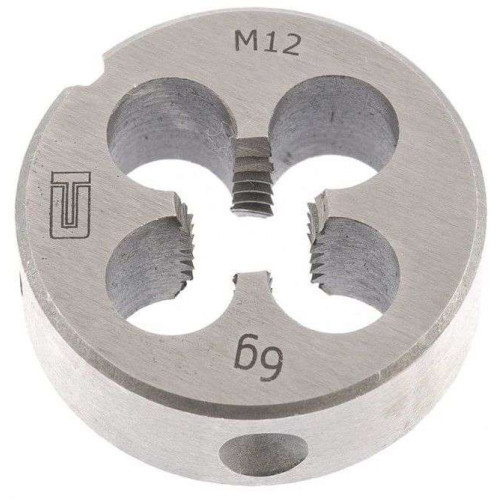 Плашка СИБРТЕХ М12х1,75 мм (77032)