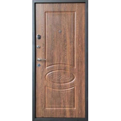 Дверь метал. МДФ/МДФ VD-49 (дуб коньячный) 70мм 860 L левая