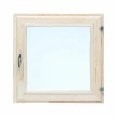 Окно DoorWood 50*50см стеклопакет (липа/прозр)