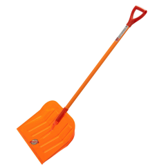 Лопата снеговая ЭТАЛОН ORIGINAL поликарбонатная 400х470х1420мм