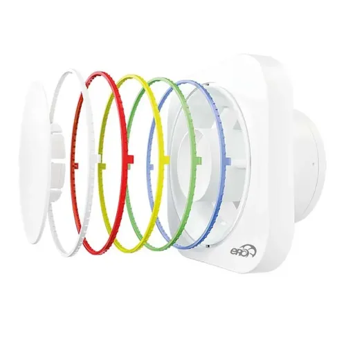 Вентилятор осевой вытяжной D100 DISC 4С с обратным клапаном