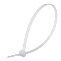 Стяжка кабельная (хомут) Systeme Electric 200х3,6 белая 100шт в пакете с замком ЗИП-ЛОК