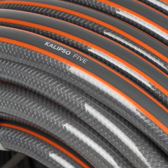 Шланг поливочный Kalipso Five 3/4, 25м, 5 слоев, армированный, всесезонный (AGL263425)