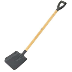 Лопата совковая СИБРТЕХ деревянный лакированный черенок (614595)