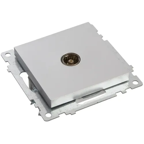 Розетка TV Катрин серебро GLS00-7108-03