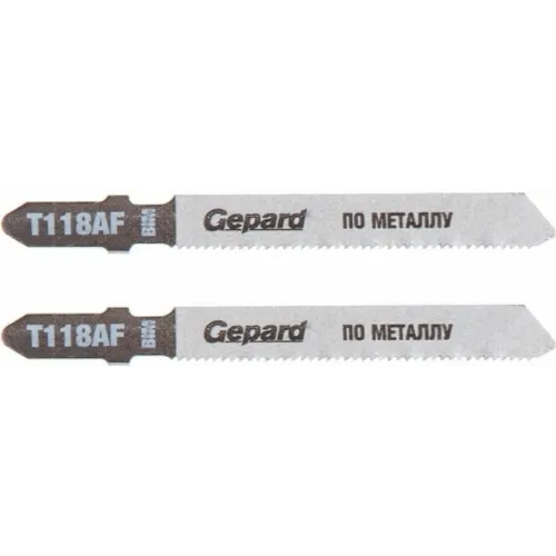 Пилки для лобзика GEPARD T118AF 2шт (GP0615-18)