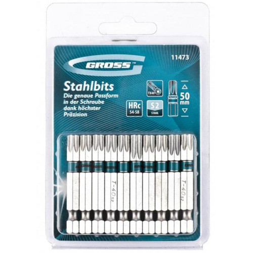 Бита TORX 40х50мм GROSS сталь S2 (11473)