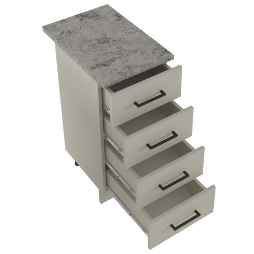 Стол рабочий EVA GOLD 40 кашемир (4 ящика)