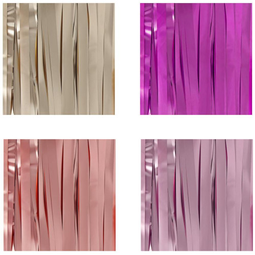 Мишура-дождик СНОУ БУМ (377-566) занавеска из дождика, 200х100 см, ПВХ перламутр