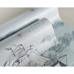 Обои Саратовские Фрегат фон 906-01 дуплексные С6 0,53*10 (15)