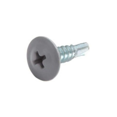 Саморез прессшайба сверло 4,2х19 (7004) серый