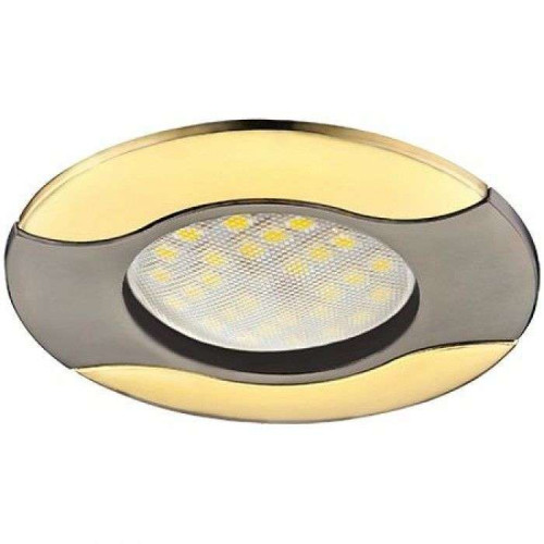 Свет. точ. ECOLA HL029 MR16 Волна черный/хром/золото FG1604EFS(508790)