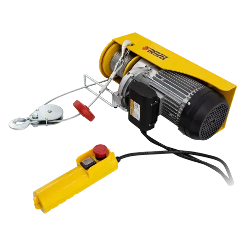 Тельфер электрический DENZEL TF-1000 (1т, 1600 Вт, высота 12 м, 8 м/мин) (52016)