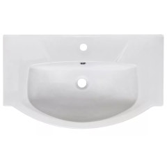 Умывальник мебельный 75 Элеганс с отв., белый