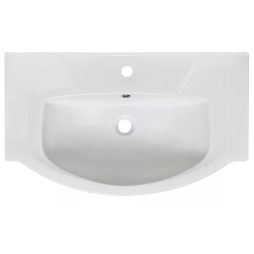 Умывальник мебельный 75 Элеганс с отв., белый