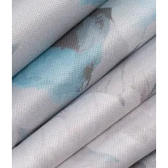 Портьера Ле-Гранд Букет адверта 150*260 голубой