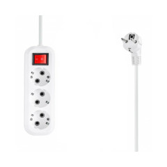 Удлинитель 3-мест. 10м 2P+Е с выкл.бел. 16А (ПВС 3х1) 1-2.SALE (860481)