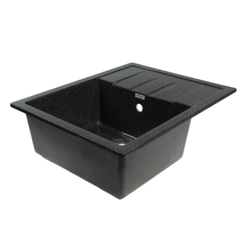 Мойка комп. глянц. MARRBAXX прямоугольная Катрин Z151/Q4 645х505х218мм, чёрная, сифон