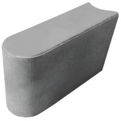 Бордюр тротуарный шарнирный ЯР 250х200х80 серый (156 шт/п)