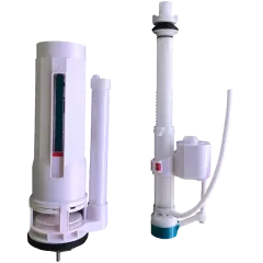 Арматура сантехническая 2х кноп., н/п, T1081, h=21,5 см