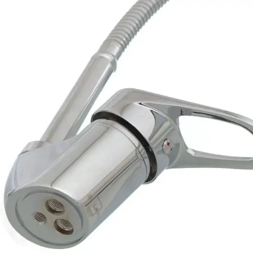 Смеситель для кухни SOLONE LOP4-B043, ф 40, гибкий излив