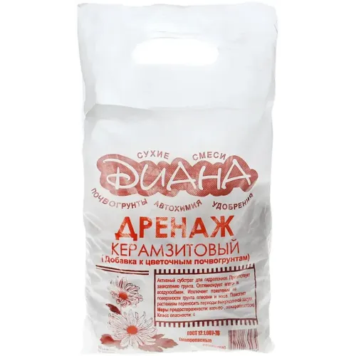 Дренаж керамзитовый Диана крупный 2л (202438)