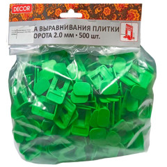 СВП DECOR зажим ворота 2мм 500шт (669-3500)