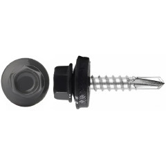 Саморез кров. КРс ZP 4.8x35/38 (7024) мокрый асфальт