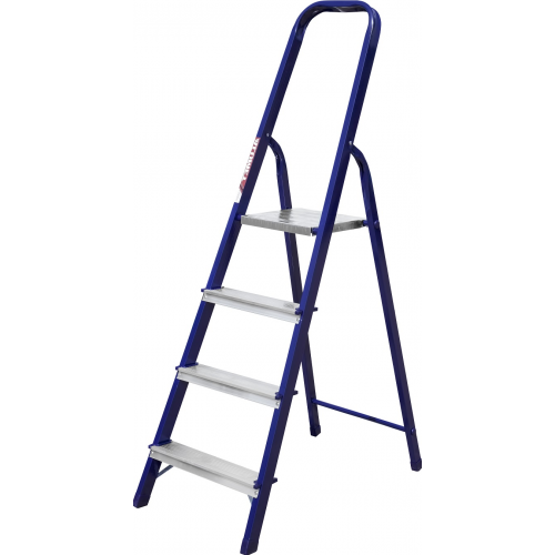 Стремянка АЛЮМЕТ (М8404) сталь 4 ступ., профиль 40х20